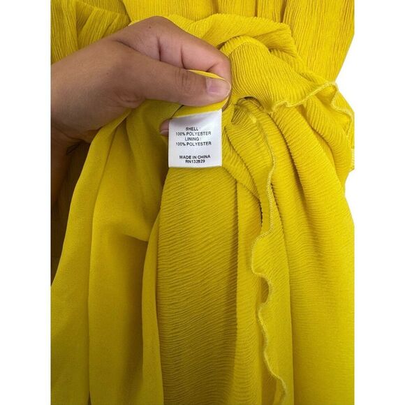 Revolve Tularosa Tinsley Dress in Vibrant Yellow - Size M - Picture 8 of 9